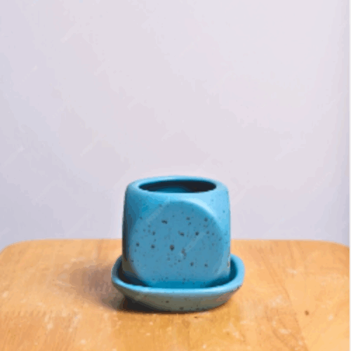 Dice Ceramic Pot