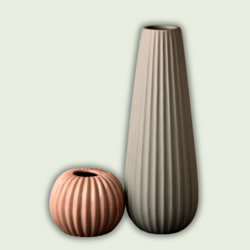 Ceramic Flower Vase for Home Décor - Combo of Plants Decor